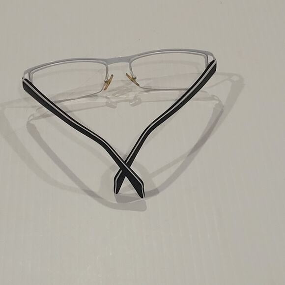 MIKLI MIKLI ML0943 0041 Eyeglasses Frame 54-17-135 Black White - Picture 8 of 13